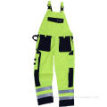 Fr White Gray Blue Safety Worakwear Bib Pants